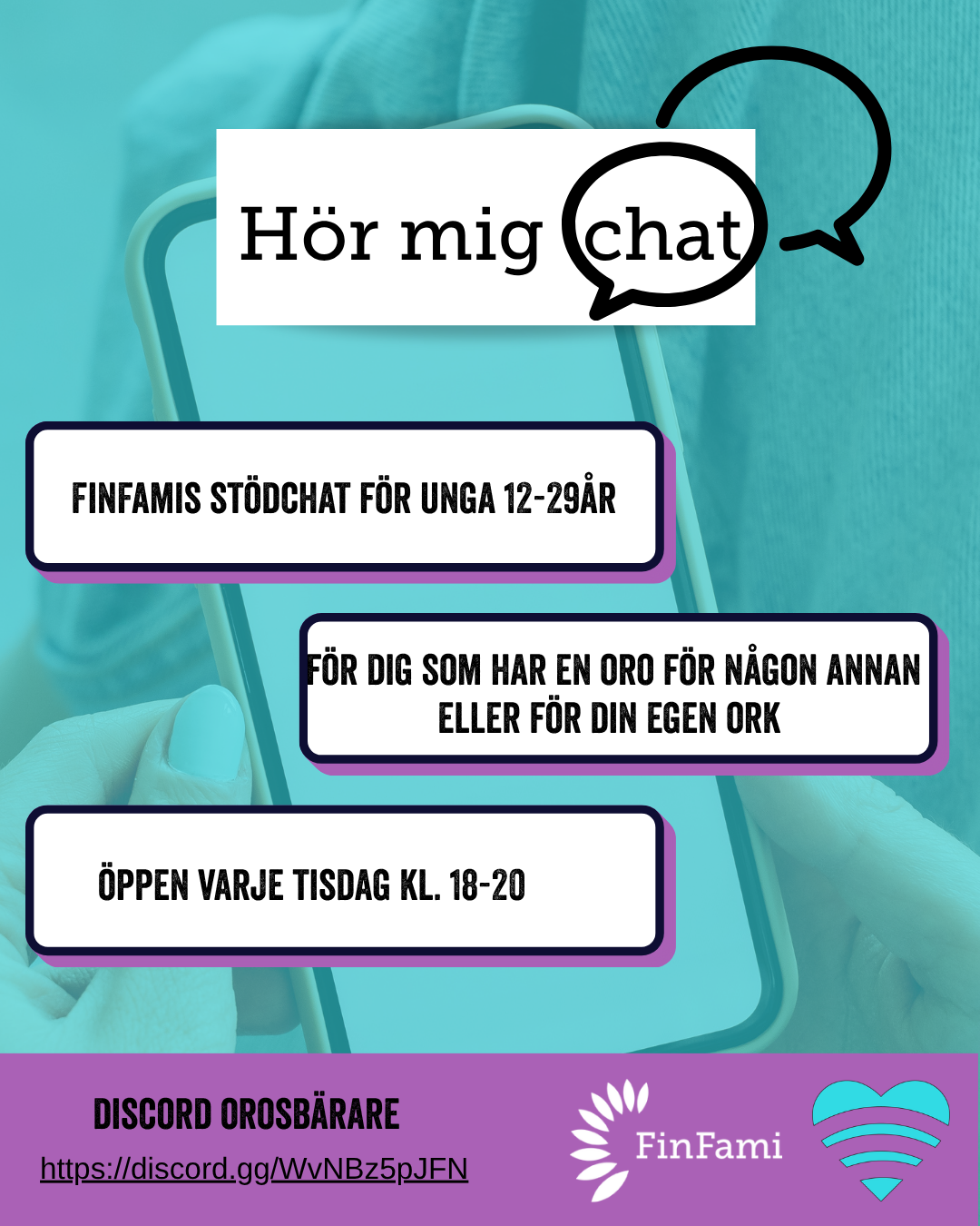 Hör Mig -chatten flyttar till Discord!